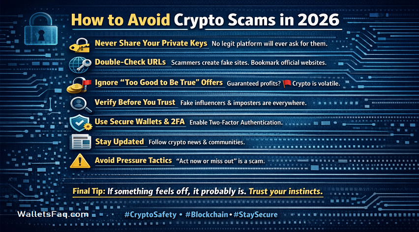 How to avoid crypto scams in 2026?
